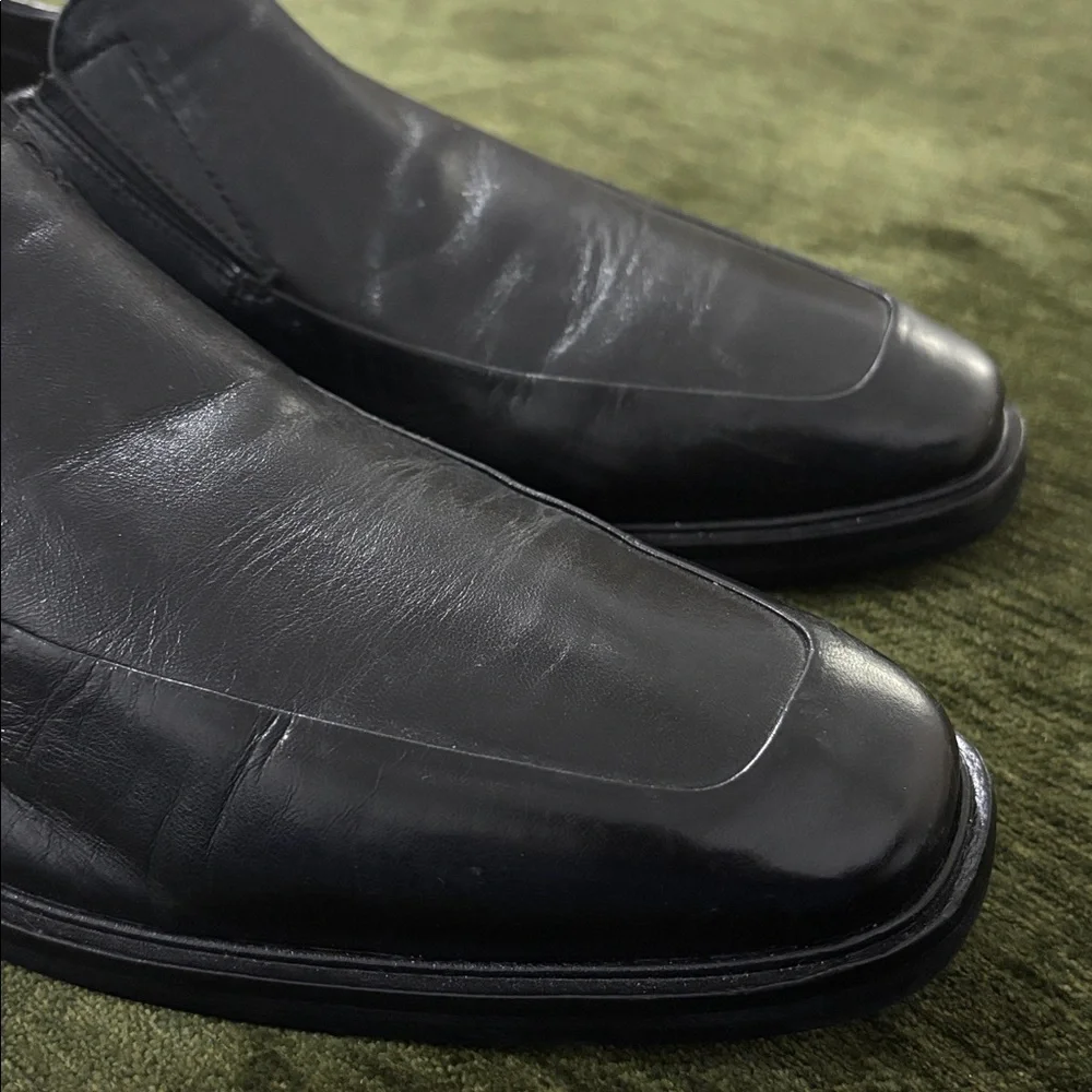 Cole Haan Air Jackson Black‎ Leather Slip On Loafer Shoes Men Size 9
